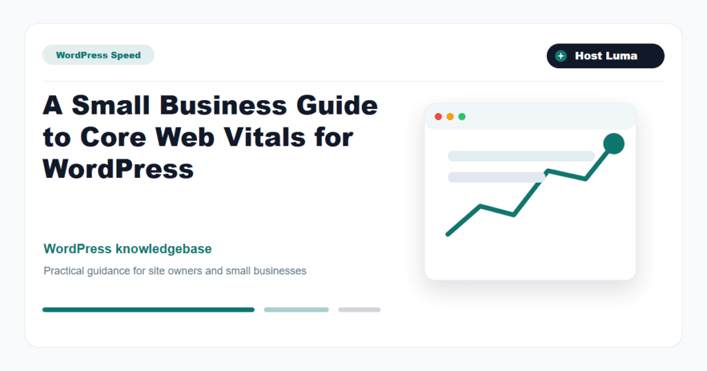 A Small Business Guide to Core Web Vitals for WordPress