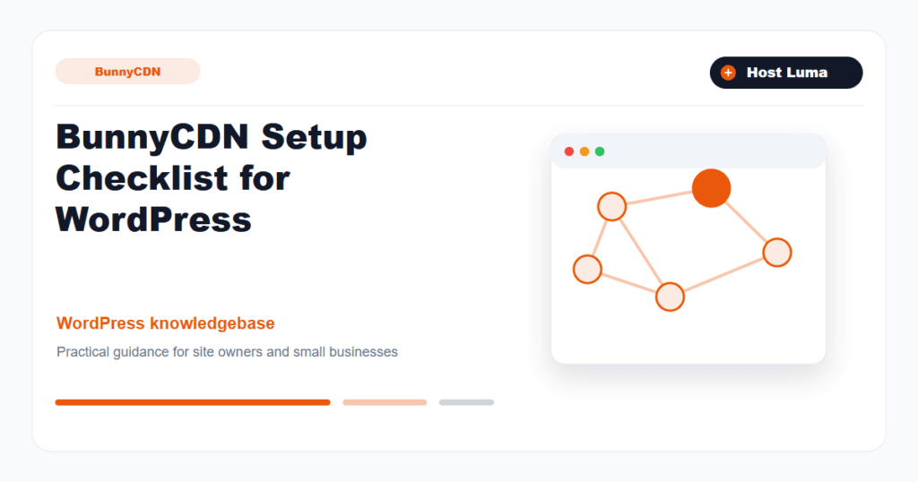 BunnyCDN Setup Checklist for WordPress