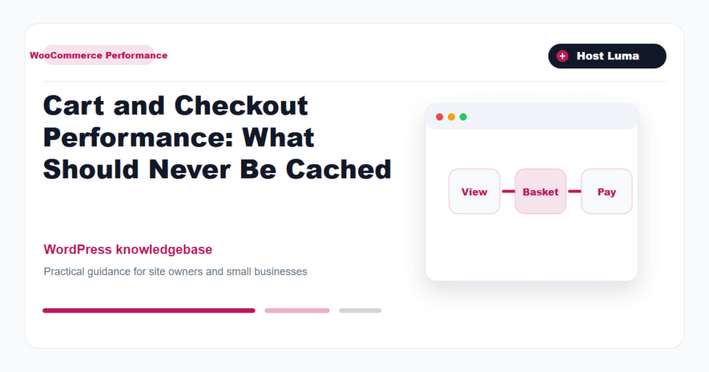 Cart and Checkout Performance: What Should Never Be Cached