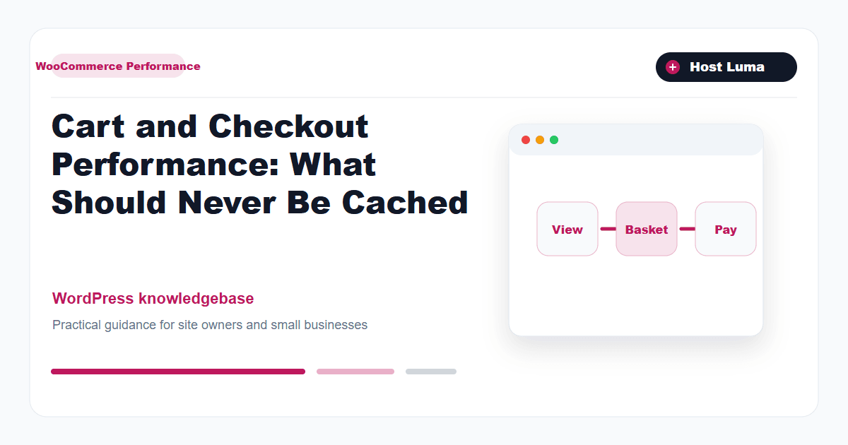 Cart and Checkout Performance: What Should Never Be Cached
