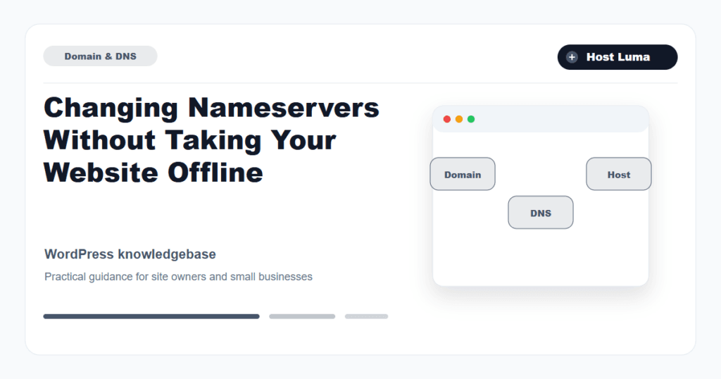 Changing Nameservers Without Taking Your Website Offline