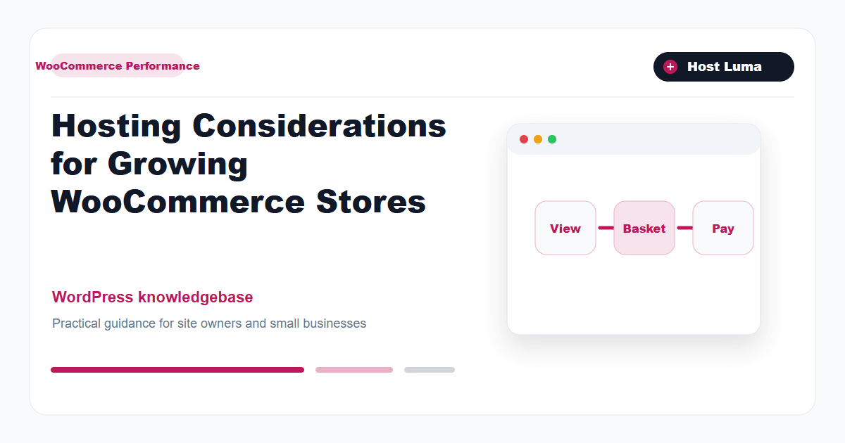 Hosting Considerations for Growing WooCommerce Stores