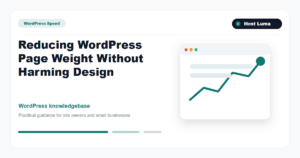 Reducing WordPress Page Weight Without Harming Design
