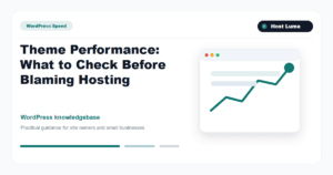 Theme Performance: What to Check Before Blaming Hosting Theme Performance: What to Check Before Blaming Hosting