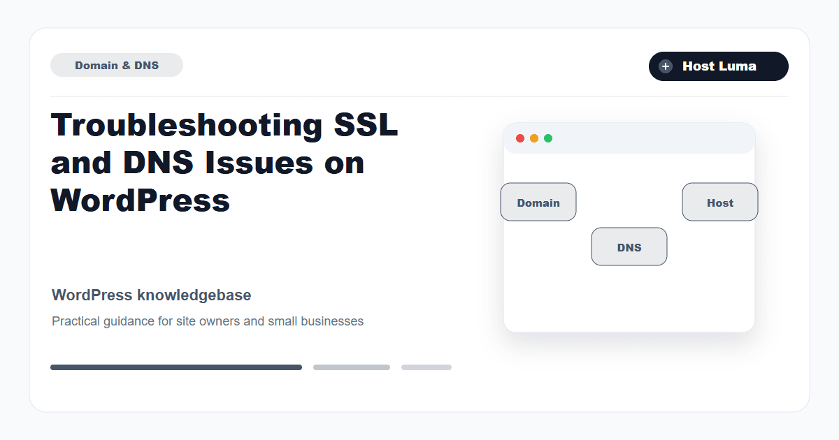 Troubleshooting SSL and DNS Issues on WordPress