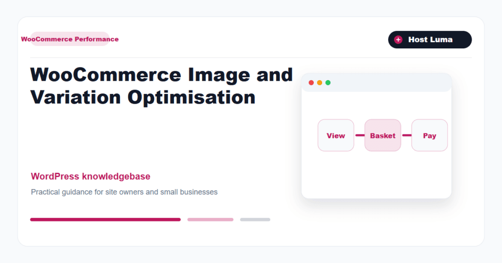WooCommerce Image and Variation Optimisation