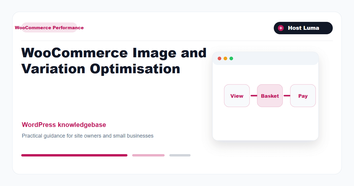 WooCommerce Image and Variation Optimisation