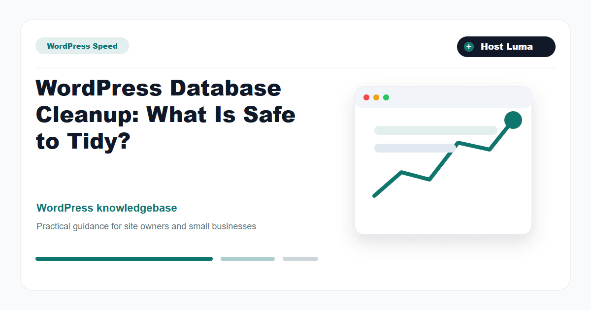 WordPress Database Cleanup: What Is Safe to Tidy?