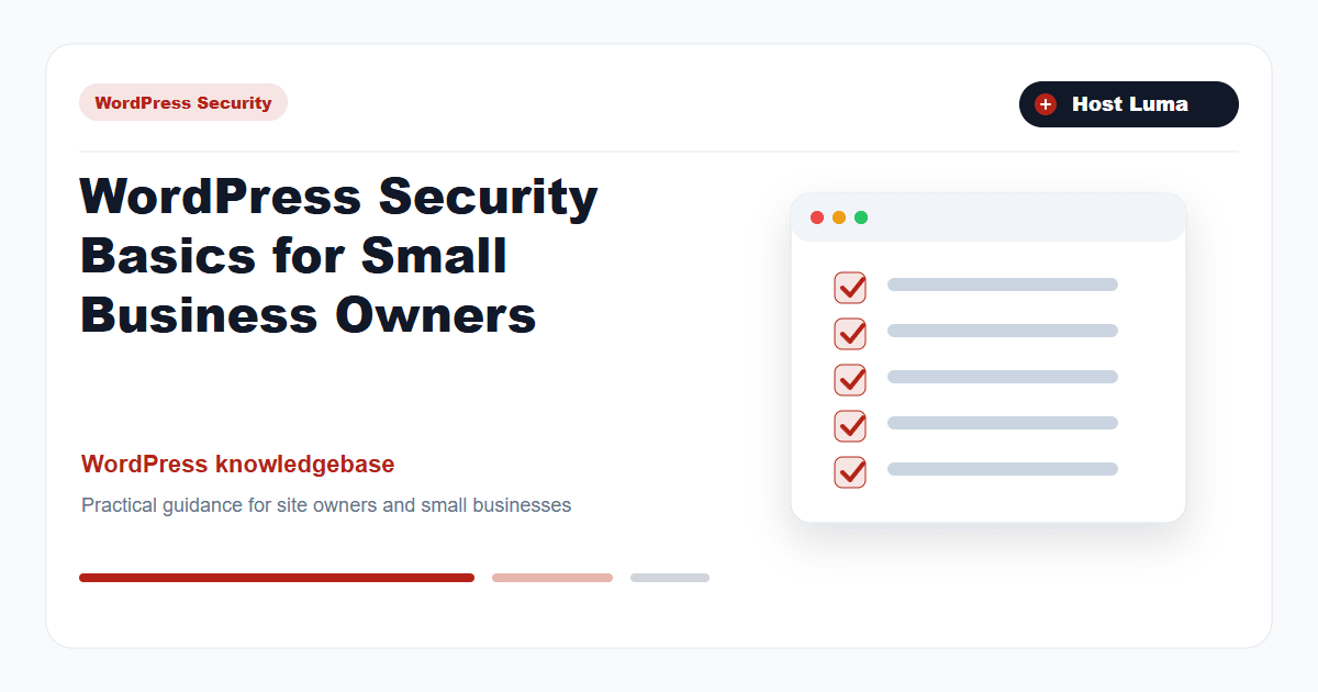 WordPress Security Basics for Small Business Owners