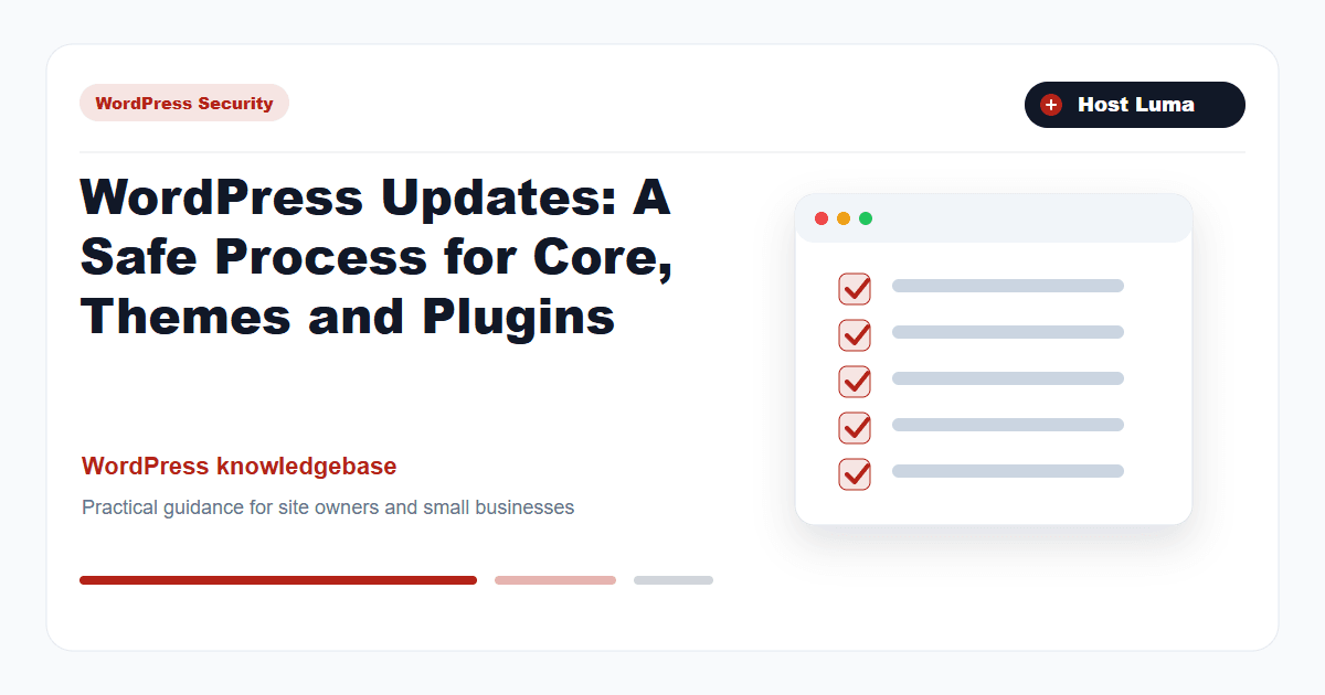 WordPress Updates: A Safe Process for Core, Themes and Plugins